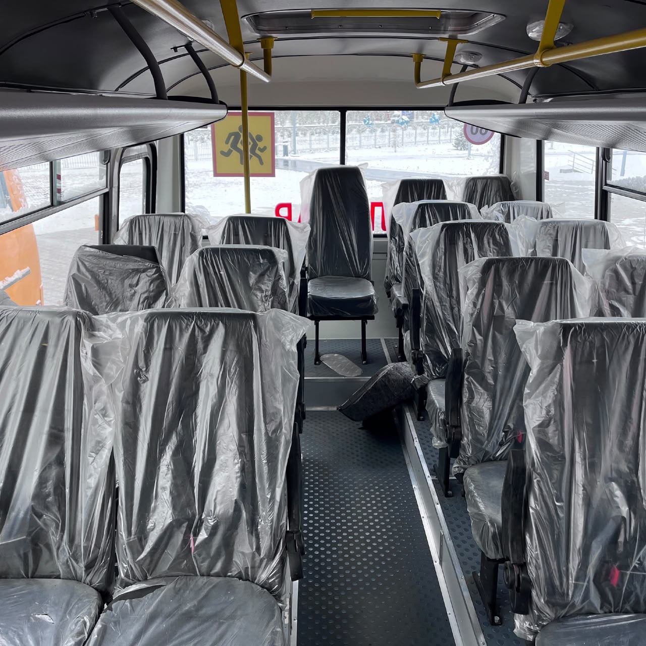 Салон школьного автобуса ПАЗ-32053-70